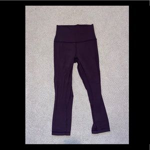 Maroon Lululemon Align Crop 23”
